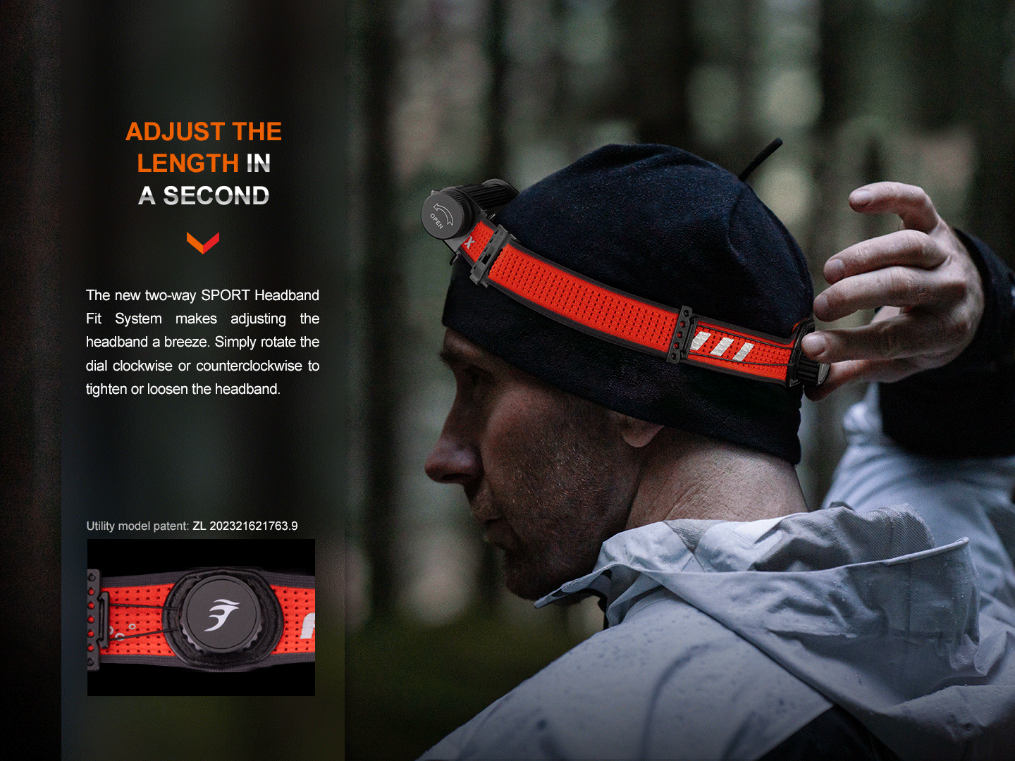 Fenix HM62-T Lightweight Trail Running Headlamp - Energize Trek