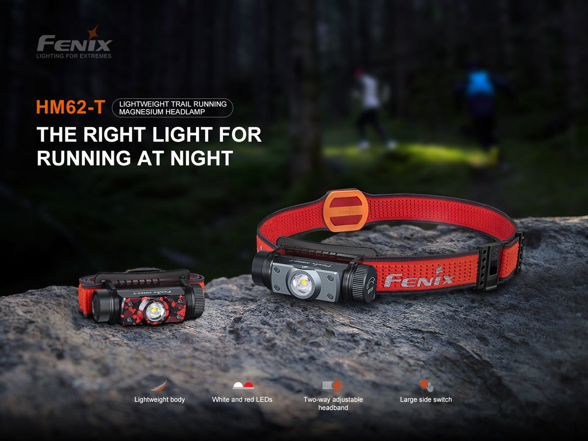 Fenix HM62-T Lightweight Trail Running Headlamp - Energize Trek