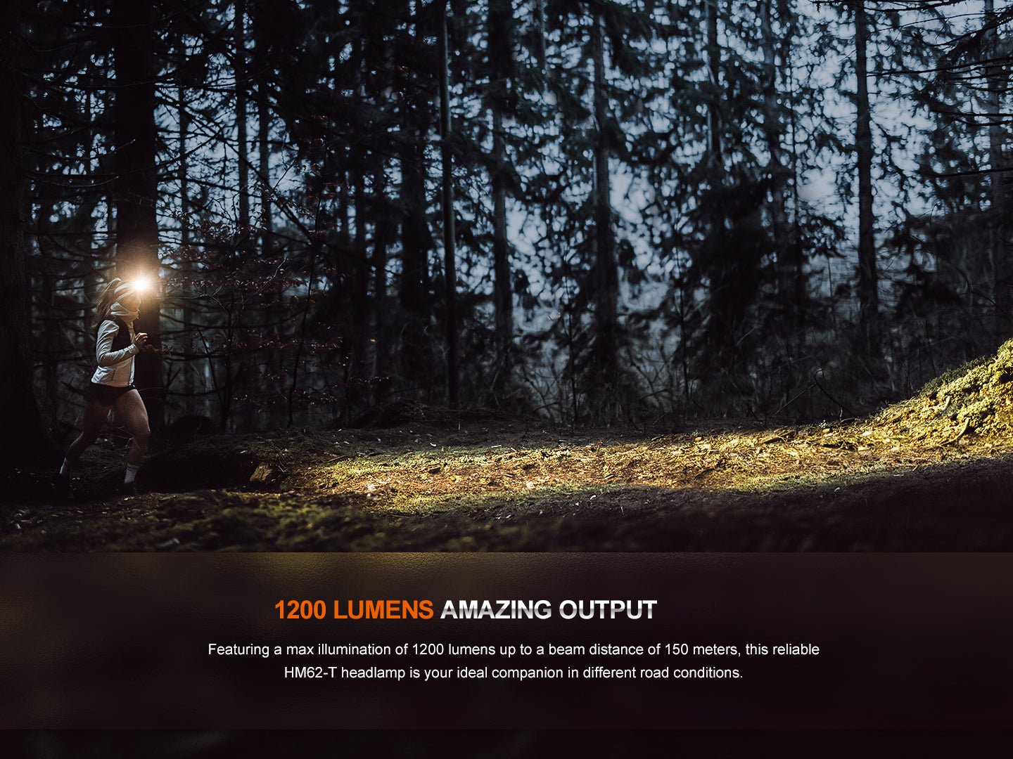 Fenix HM62-T Lightweight Trail Running Headlamp - Energize Trek