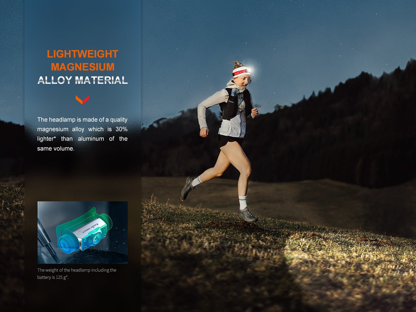 Fenix HM62-T Lightweight Trail Running Headlamp - Energize Trek