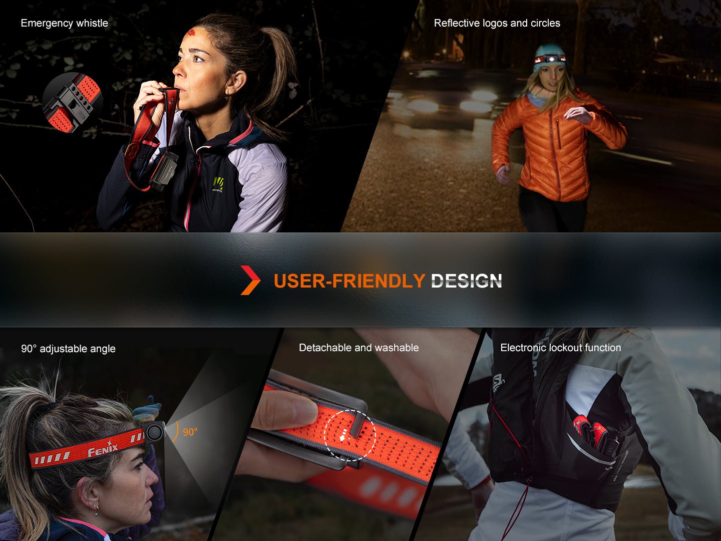 Fenix HM62-T Lightweight Trail Running Headlamp - Energize Trek