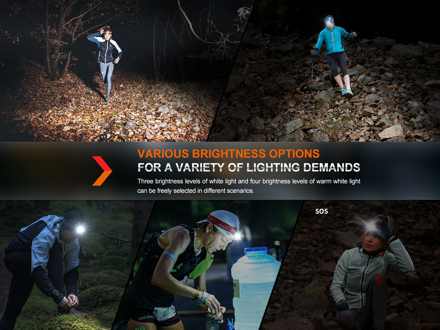 Fenix HM65R-T V2 Rechargeable Lightweight Trail Running Headlamp - Energize Trek