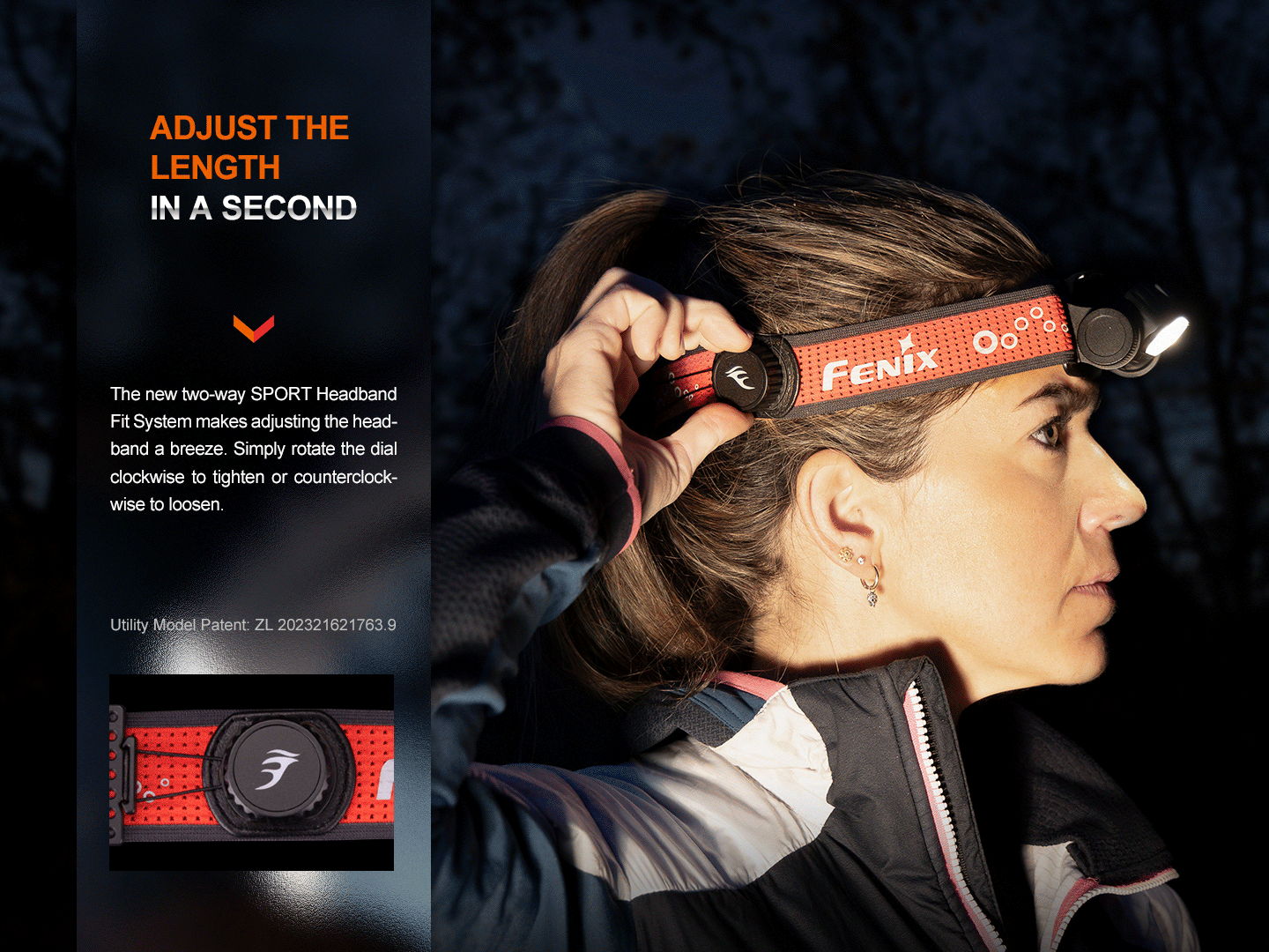 Fenix HM65R-T V2 Rechargeable Lightweight Trail Running Headlamp - Energize Trek