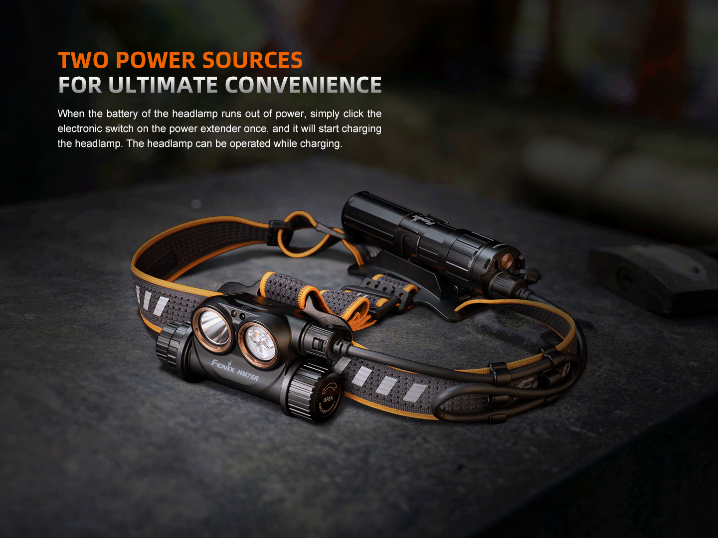 Fenix HM75R Rechargeable Industrial Headlamp - 1600 Lumens - Energize Trek