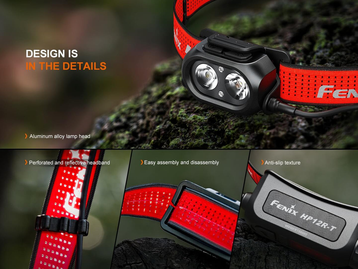 Fenix HP12R-T Balanced Trail Headlamp - Energize Trek