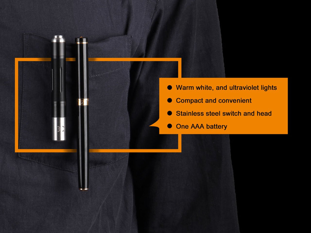 Fenix LD02 V2.0 EDC LED Penlight with UV Lighting - Energize Trek