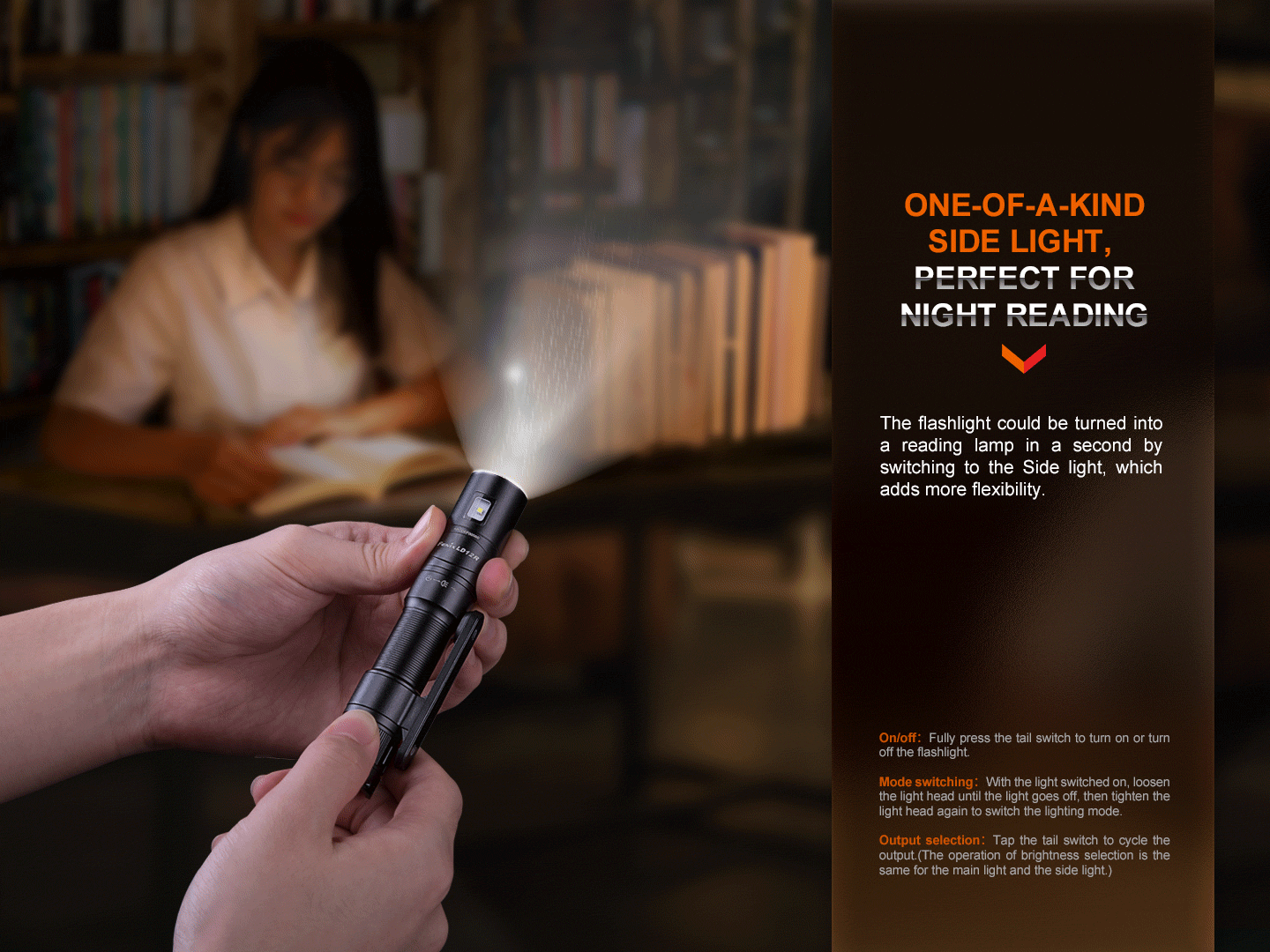Fenix LD12R Dual Light Flashlight - 600 Lumens - Energize Trek