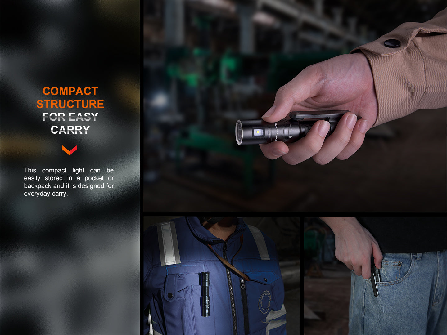 Fenix LD12R Dual Light Flashlight - 600 Lumens - Energize Trek