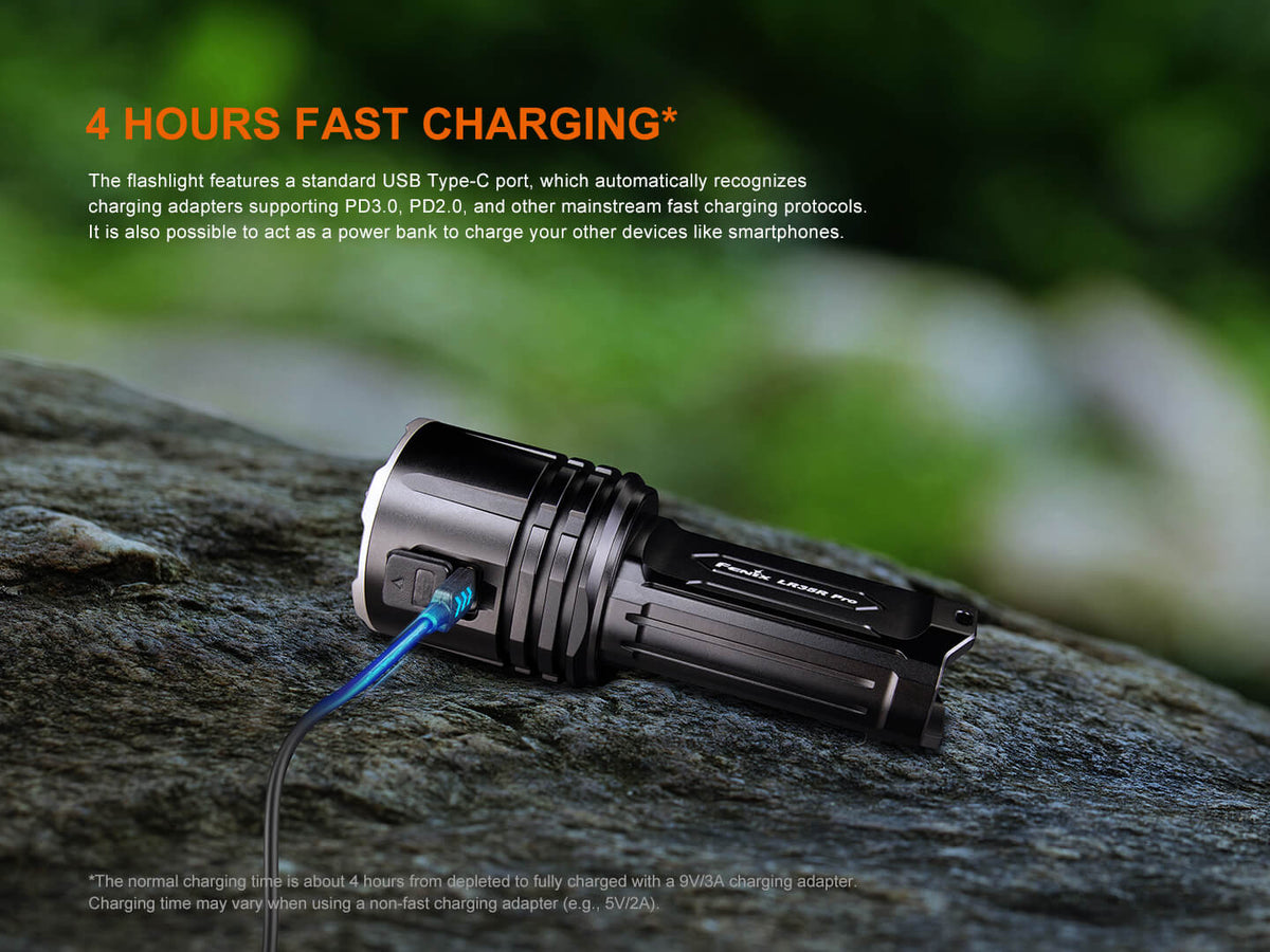 Fenix LR35R PRO Rechargeable Palm-Sized Searchlight - Energize Trek