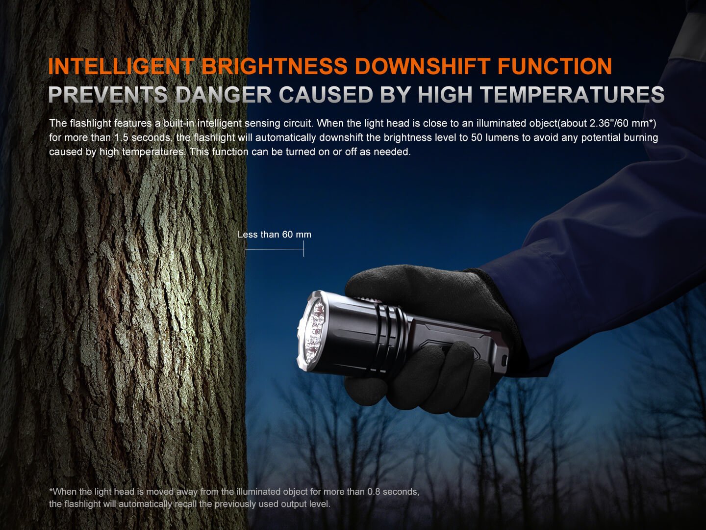 Fenix LR35R PRO Rechargeable Palm-Sized Searchlight - Energize Trek