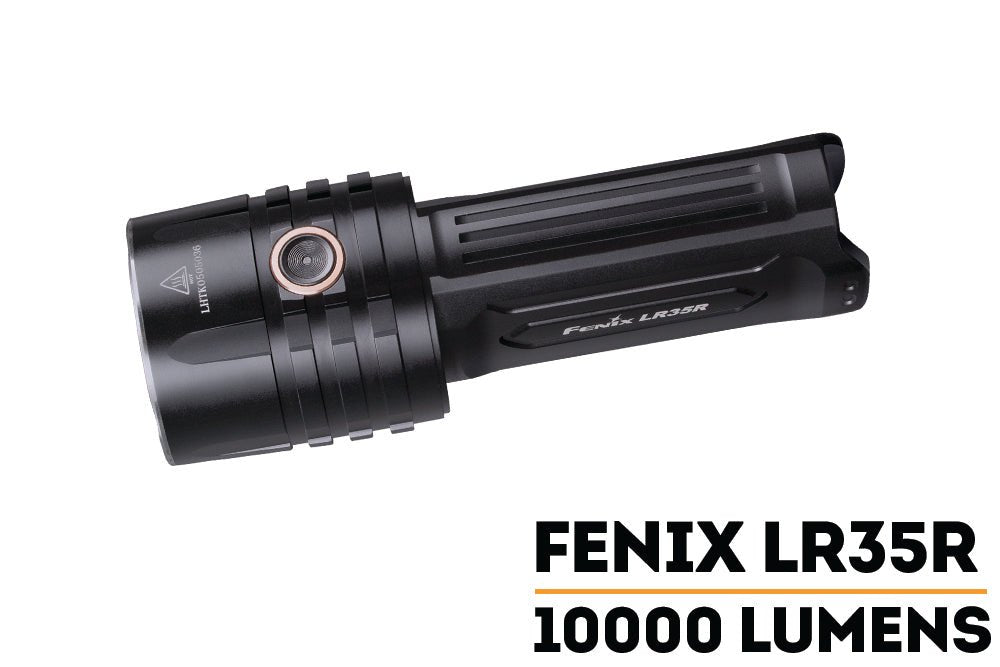 Fenix LR35R Rechargeable LED Flashlight - 10,000 Lumens - Energize Trek