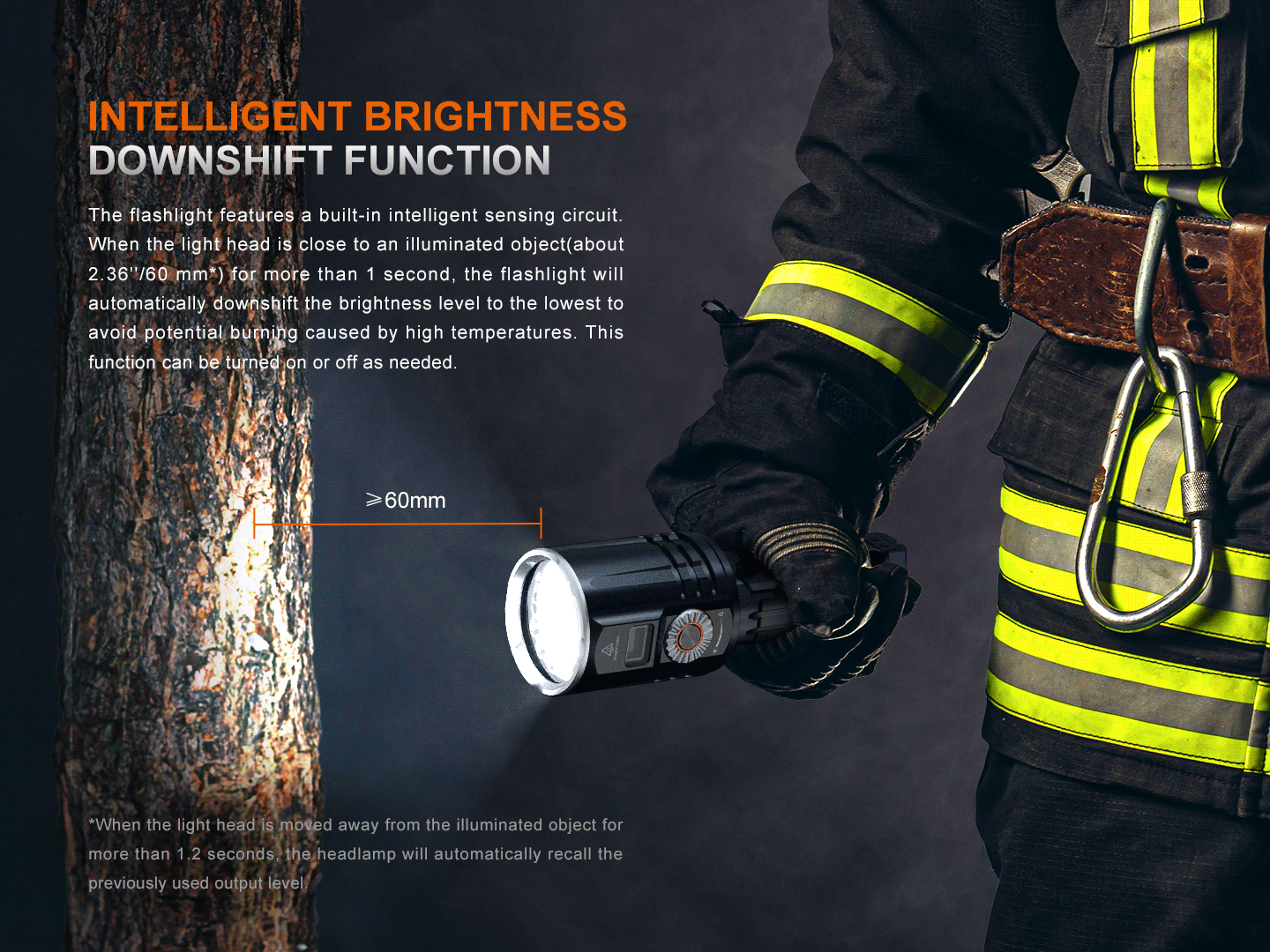 Fenix LR36R White Laser Searching Flashlight - Energize Trek
