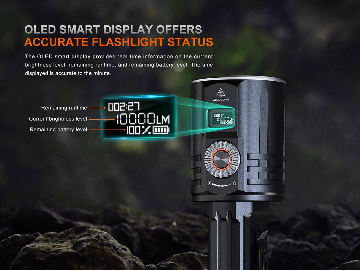 Fenix LR36R White Laser Searching Flashlight - Energize Trek