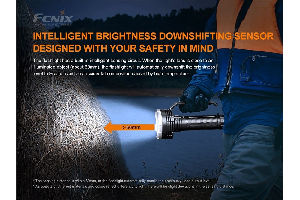 Fenix LR80R Rechargeable LED Searchlight - 18000 Lumens - Energize Trek