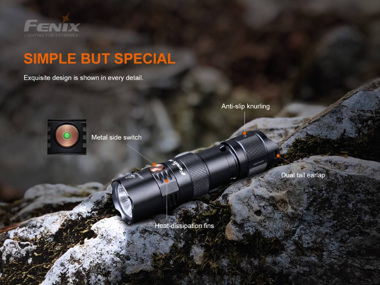 Fenix PD25R Rechargeable LED Flashlight - Energize Trek
