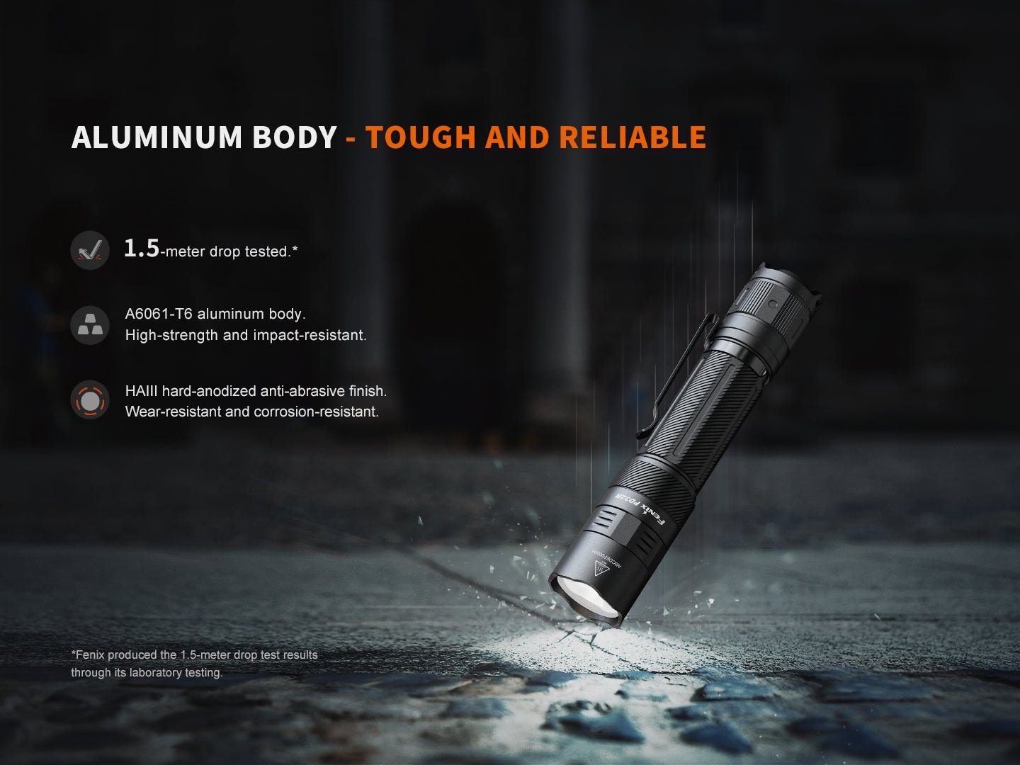Fenix PD32R Rechargeable Silent Switch LED Flashlight - Energize Trek