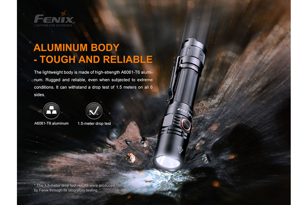 Fenix PD35 V3.0 Everyday Carry Flashlight - 1700 Lumens - Energize Trek