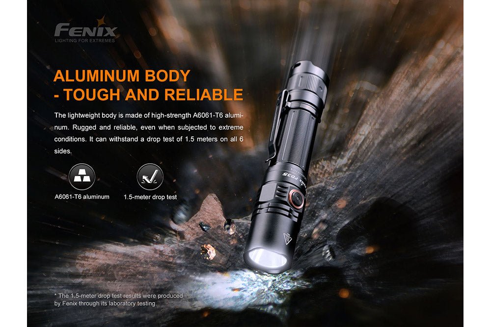 Fenix PD35 V3.0 Everyday Carry Flashlight - 1700 Lumens - Energize Trek