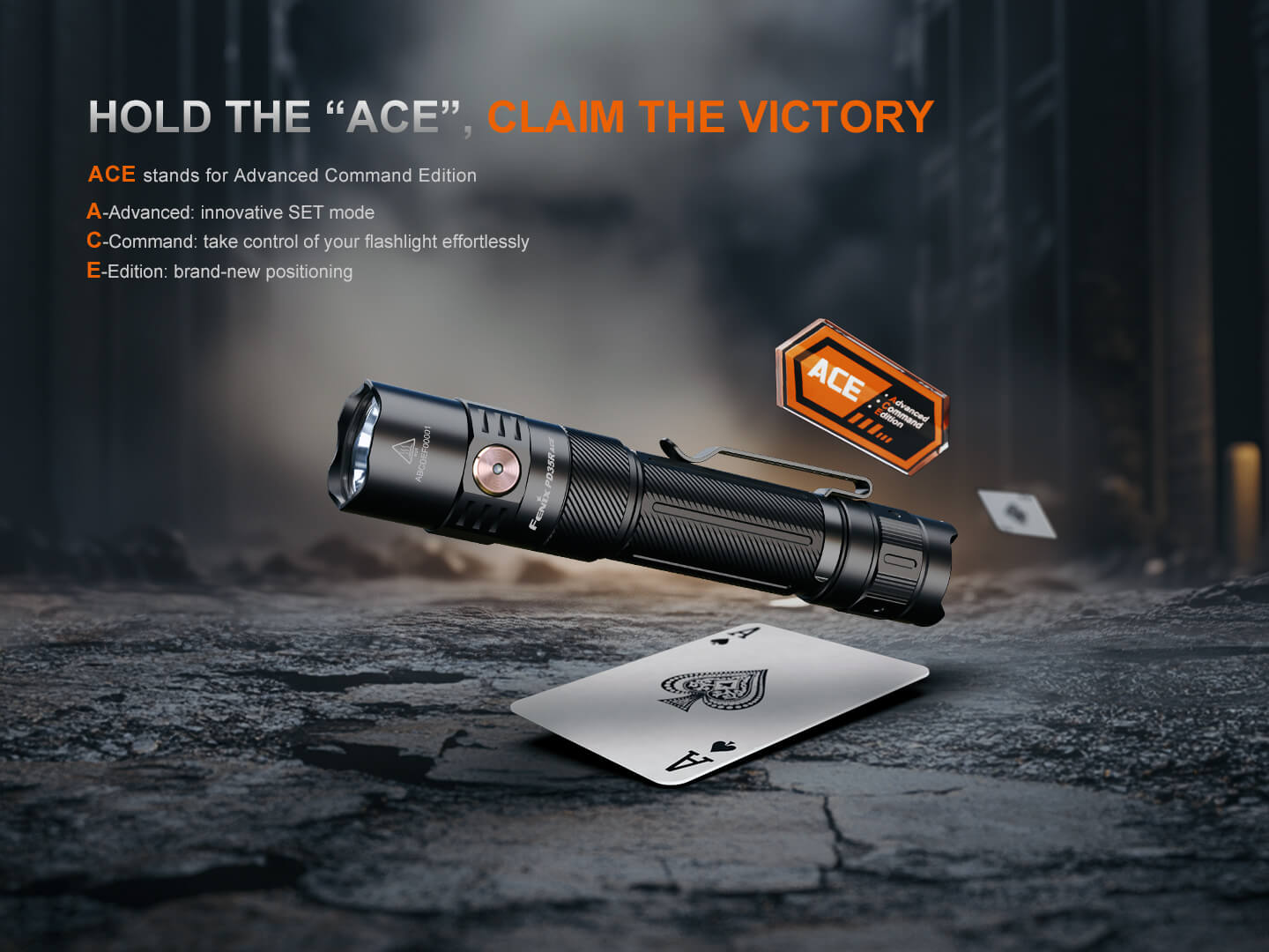 Fenix PD35R ACE Multi-mode Tactical Flashlight - Energize Trek
