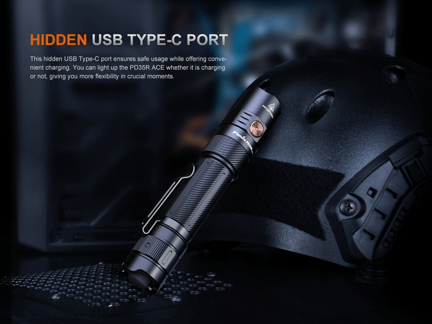Fenix PD35R ACE Multi-mode Tactical Flashlight - Energize Trek