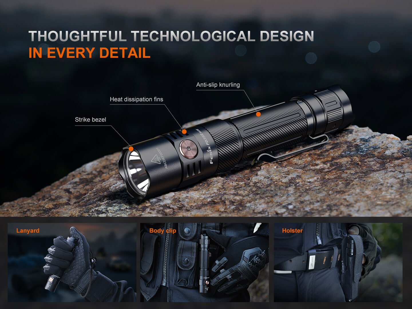 Fenix PD35R ACE Multi-mode Tactical Flashlight - Energize Trek