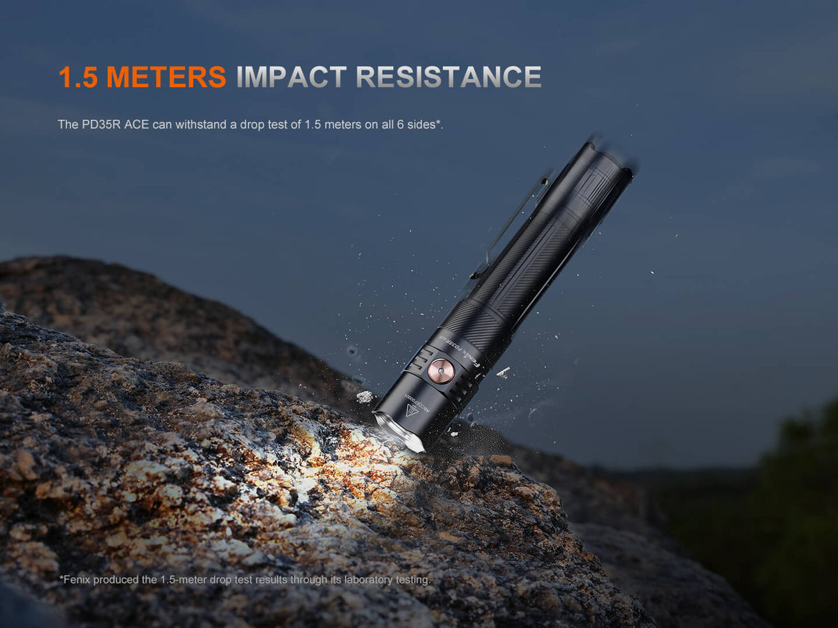Fenix PD35R ACE Multi-mode Tactical Flashlight - Energize Trek
