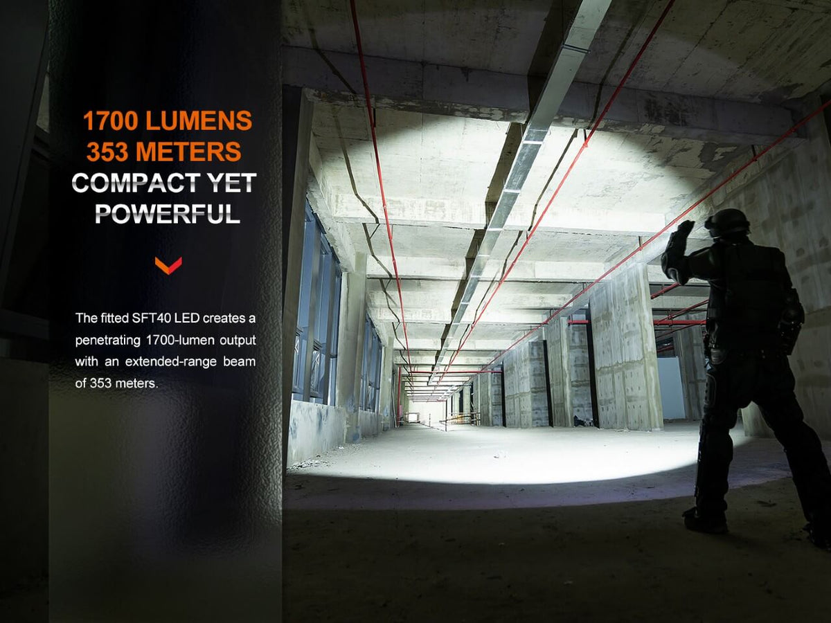 Fenix PD35R Compact Rechargeable Tactical Flashlight - Energize Trek