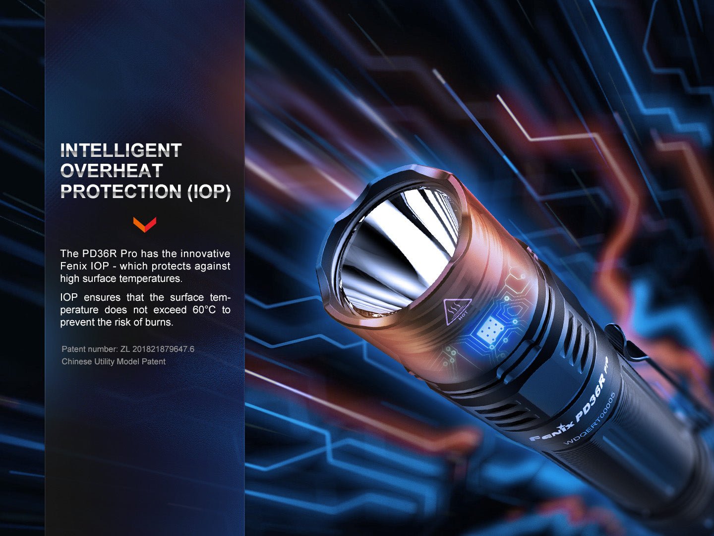 Fenix PD36R Pro 2800 Lumen Flashlight - Energize Trek