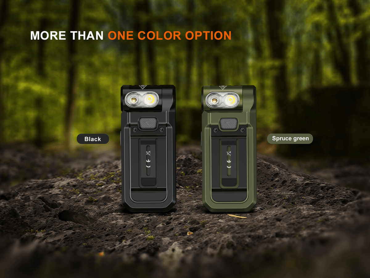 Fenix SW05R Multipurpose Clip-On Light with Red or UV Output - Energize Trek