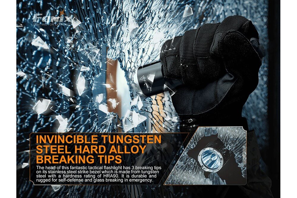 Fenix TK16 V2.0 Tactical Flashlight - 3100 Lumens - Energize Trek