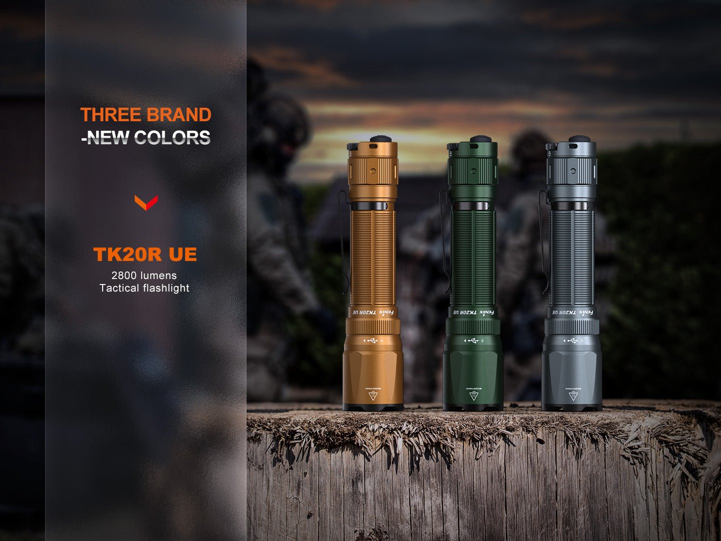 Fenix TK20R UE Tactical LED Flashlight - 2800 Lumens - Energize Trek