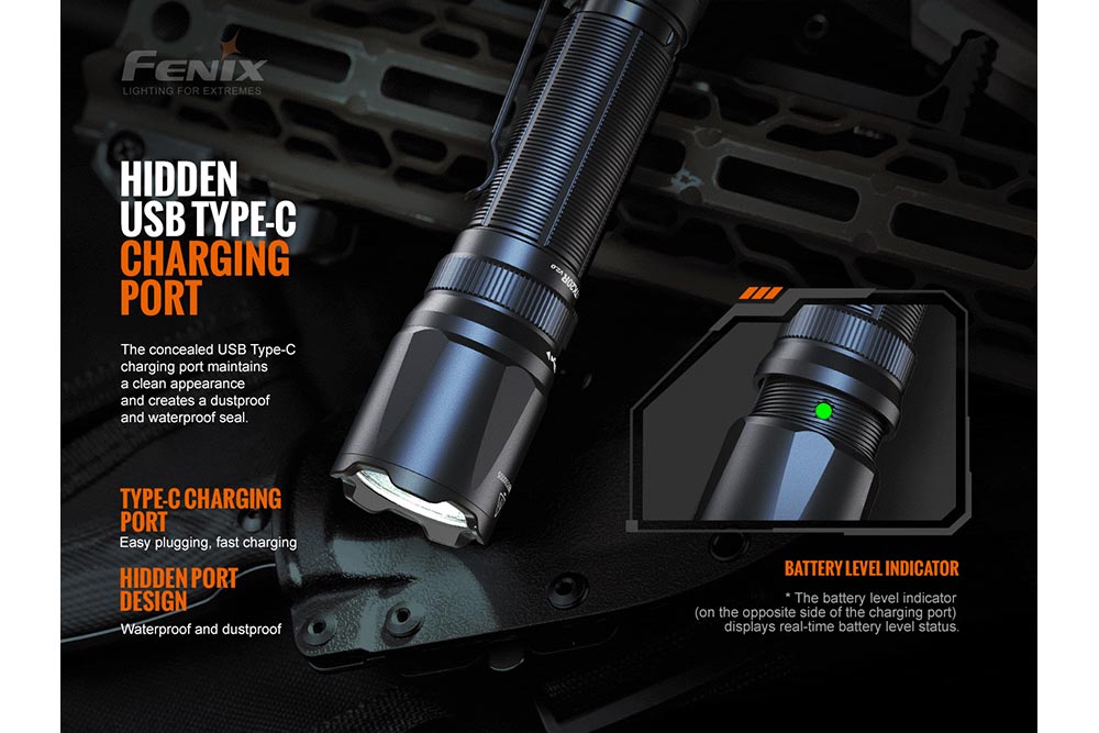 Fenix TK20R V2.0 Rechargeable Flashlight | 3000 lumens - Energize Trek