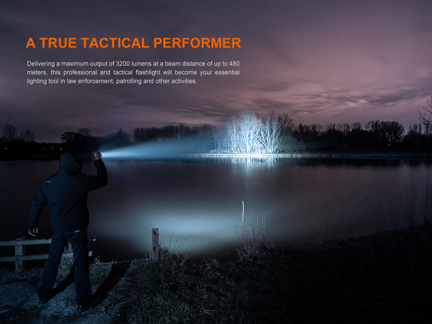 Fenix TK22R Rechargeable Tactical & Duty Flashlight - Energize Trek