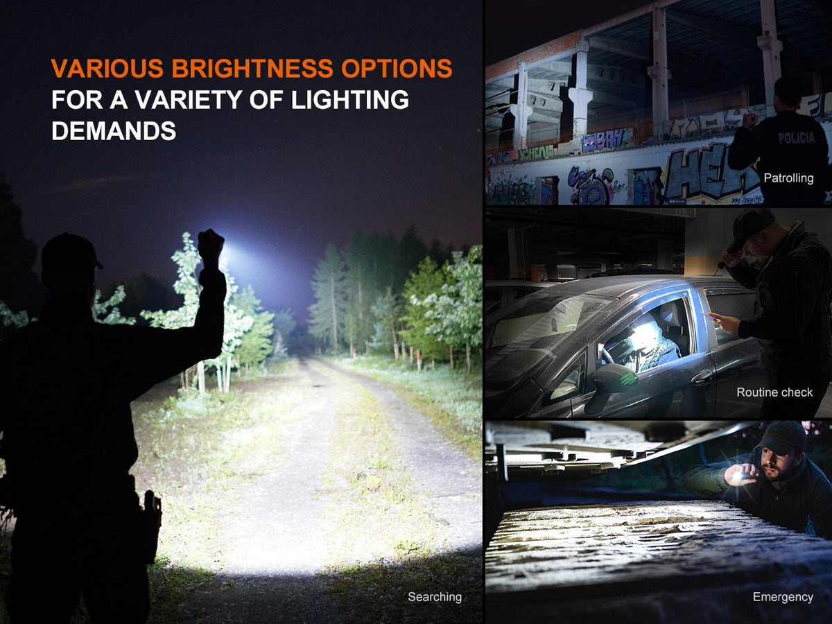 Fenix TK22R Rechargeable Tactical & Duty Flashlight - Energize Trek