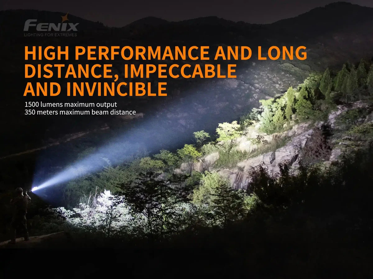 Fenix TK26R Tactical LED Flashlight - 1500 Lumens - Energize Trek