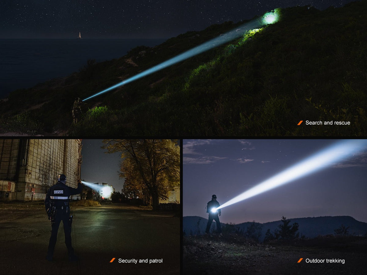 Fenix TK30R Tactical White Laser Rechargeable Flashlight - Energize Trek
