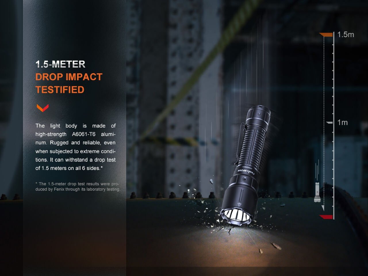 Fenix WF26R Cradle Charging LED Work Flashlight - Energize Trek