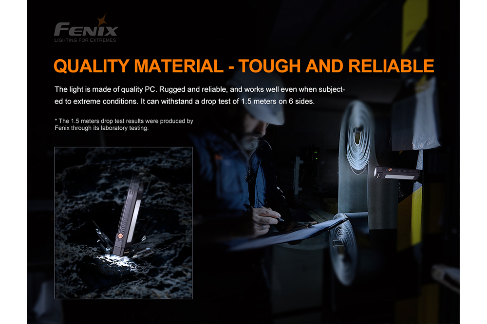 Fenix WT16R Rechargeable Work Light - Energize Trek