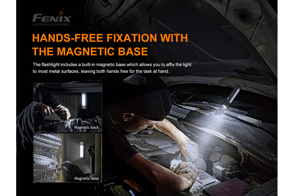 Fenix WT16R Rechargeable Work Light - Energize Trek