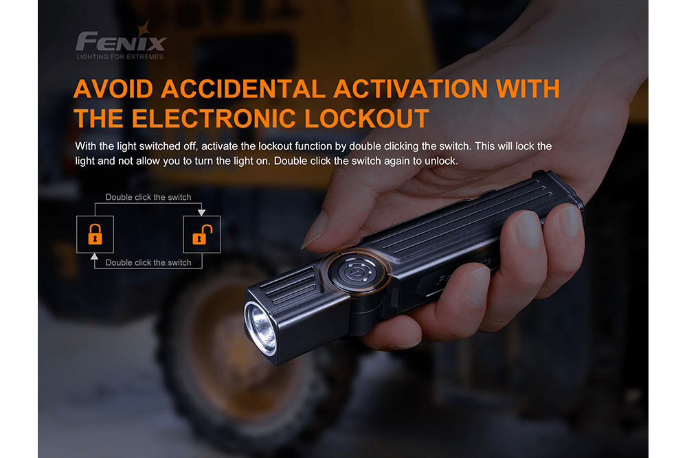 Fenix WT25R Adjustable Head LED Flashlight - 1000 Lumens - Energize Trek