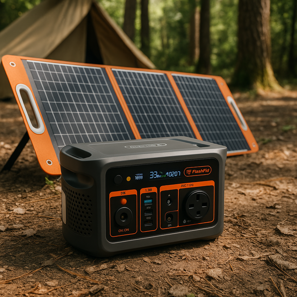 FlashNova Trekker 500 Solar Station - Energize Trek