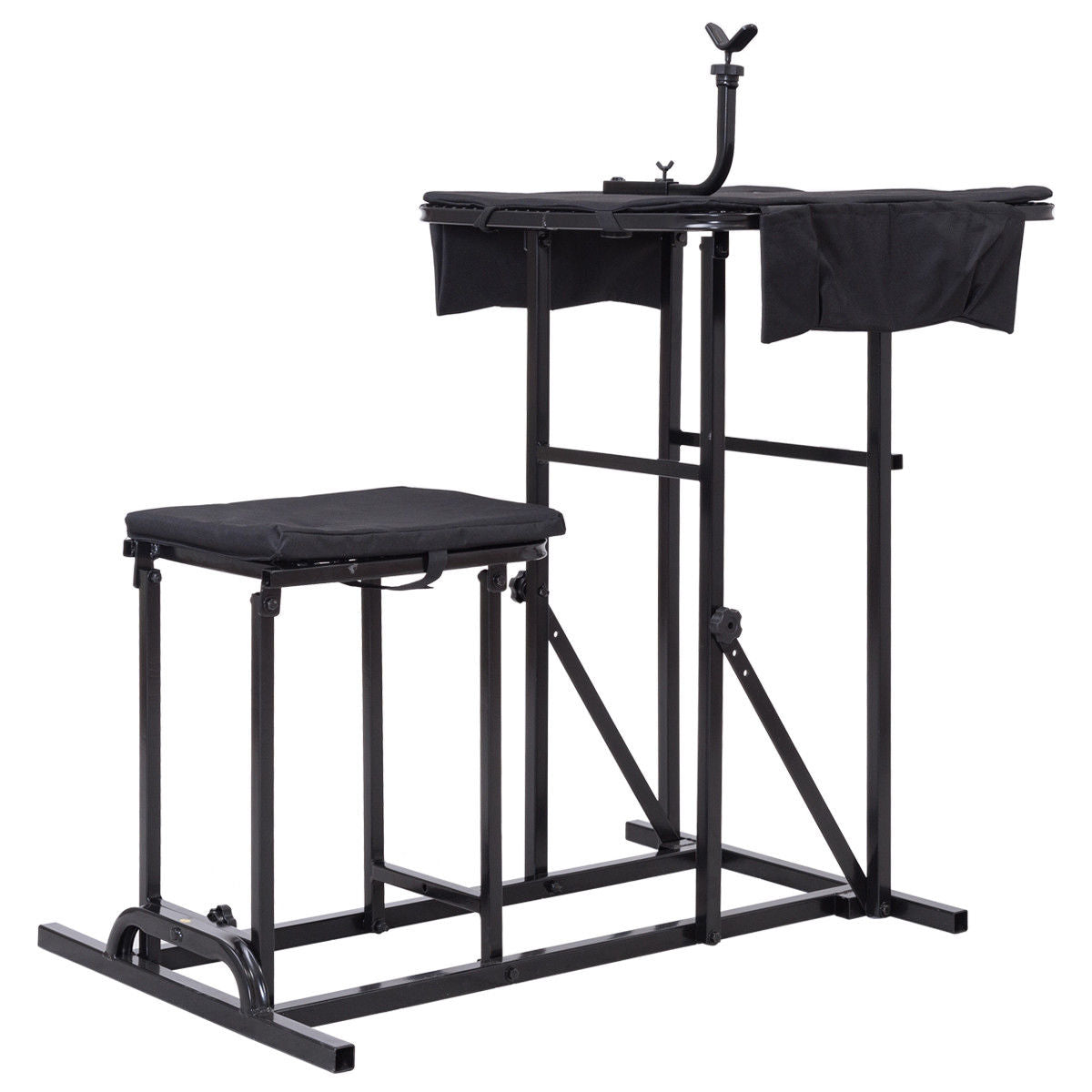 Foldable Shooting Bench with Adjustable Height Table - Energize Trek