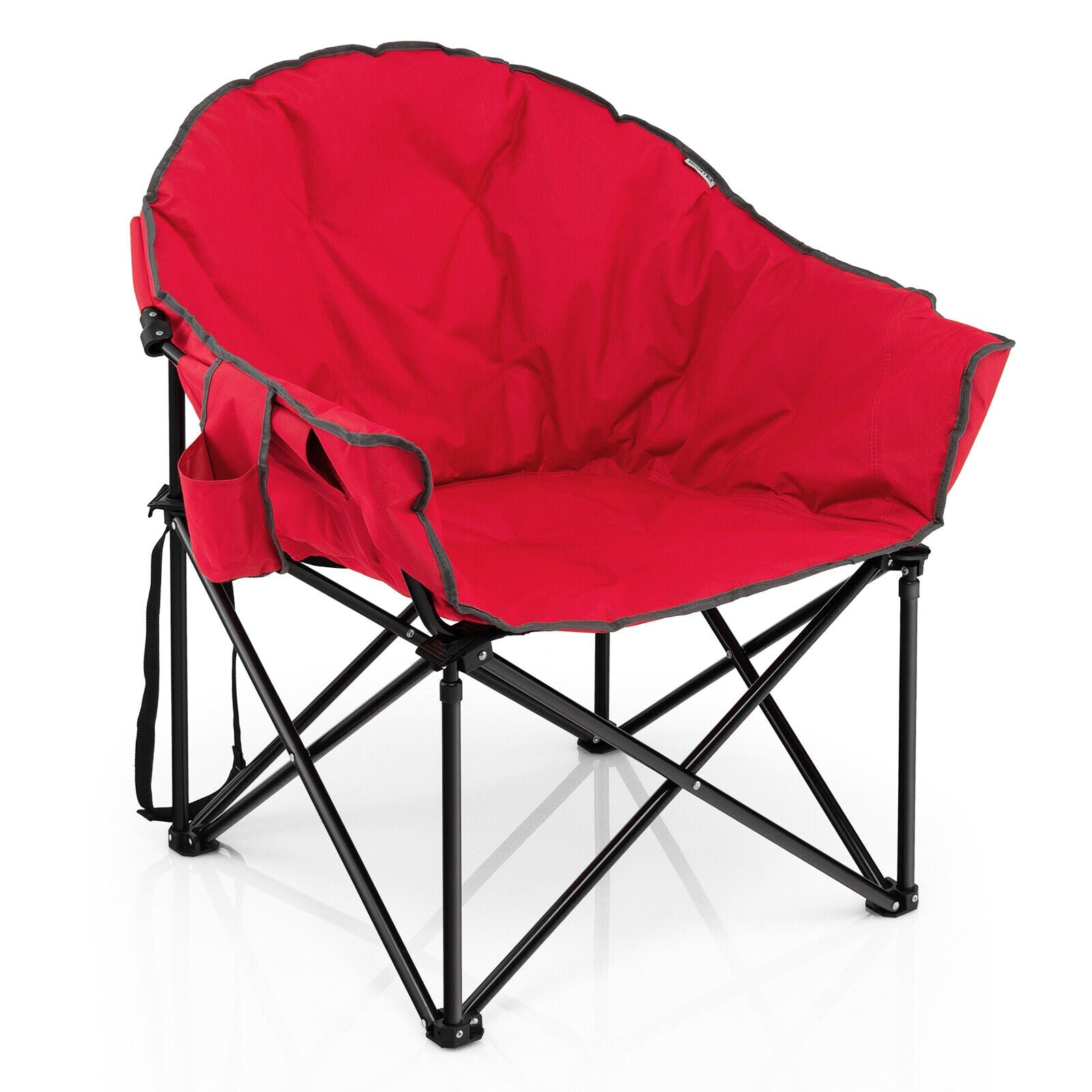 Folding Camping Moon Padded Chair with Carrying Bag - Energize Trek