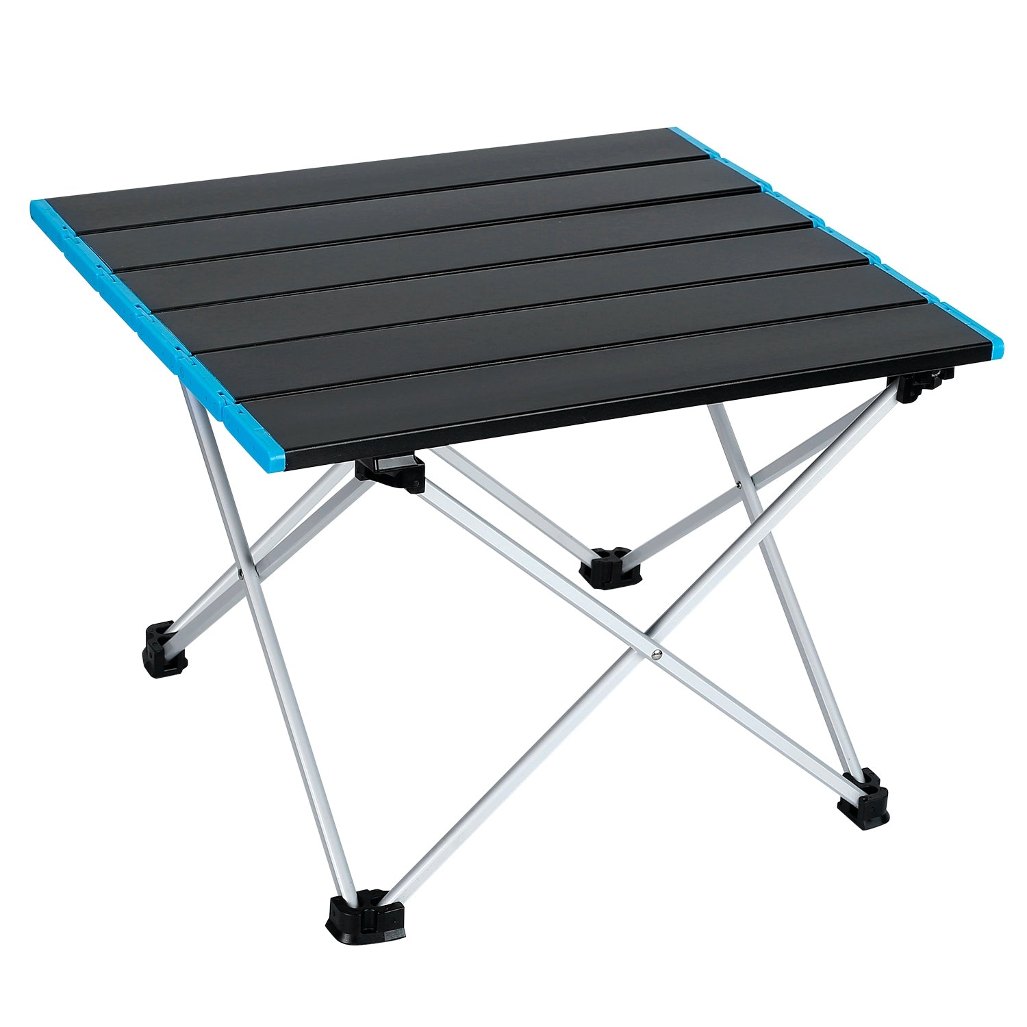 Folding Camping Table Aluminum Alloy Portable Desk Collapsible Outdoor Lightweight Picnic Table w/ Carry Bag For Camping Beach Backpacking Fishing Tra - Energize Trek
