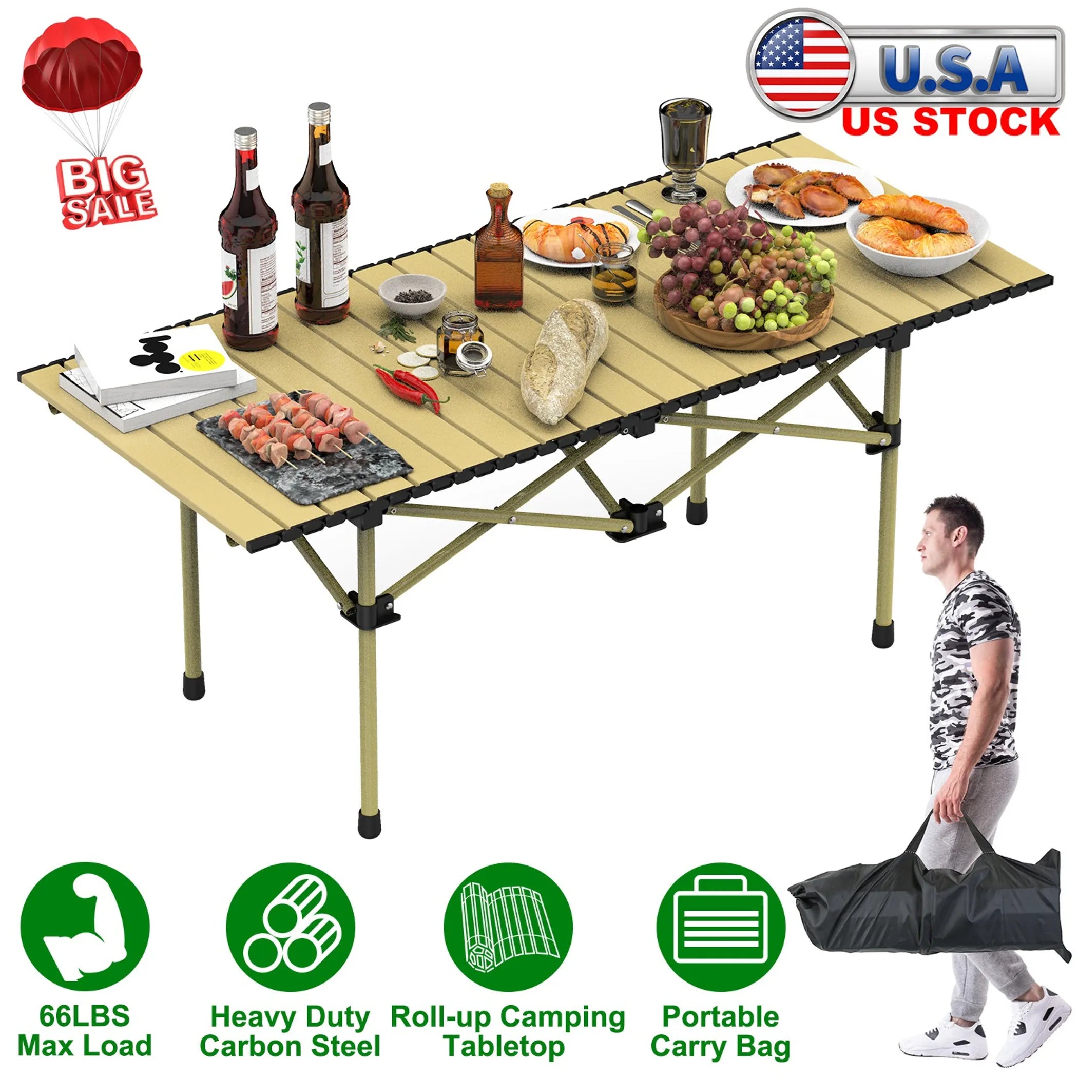Folding Camping Table - Energize Trek