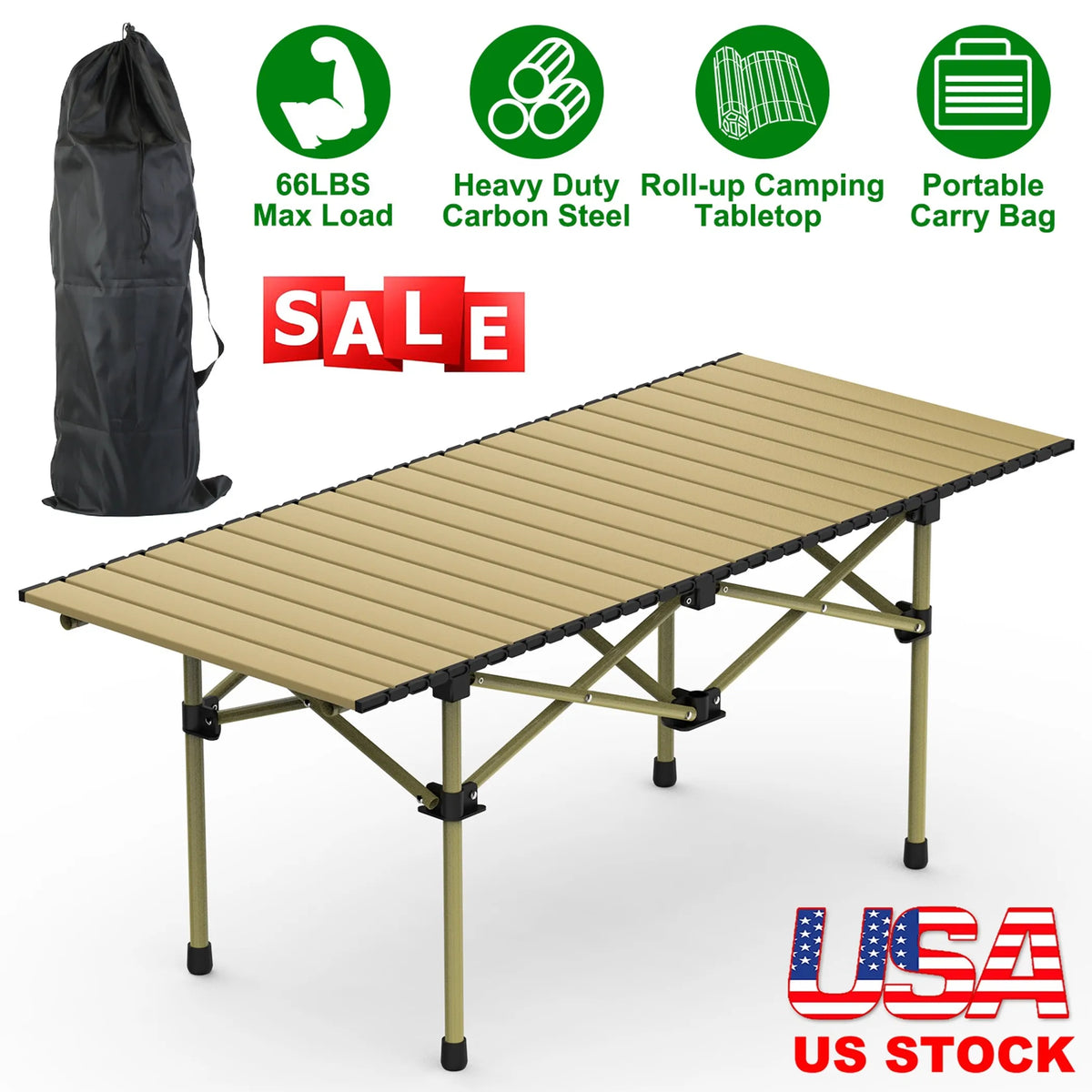 Folding Camping Table - Energize Trek