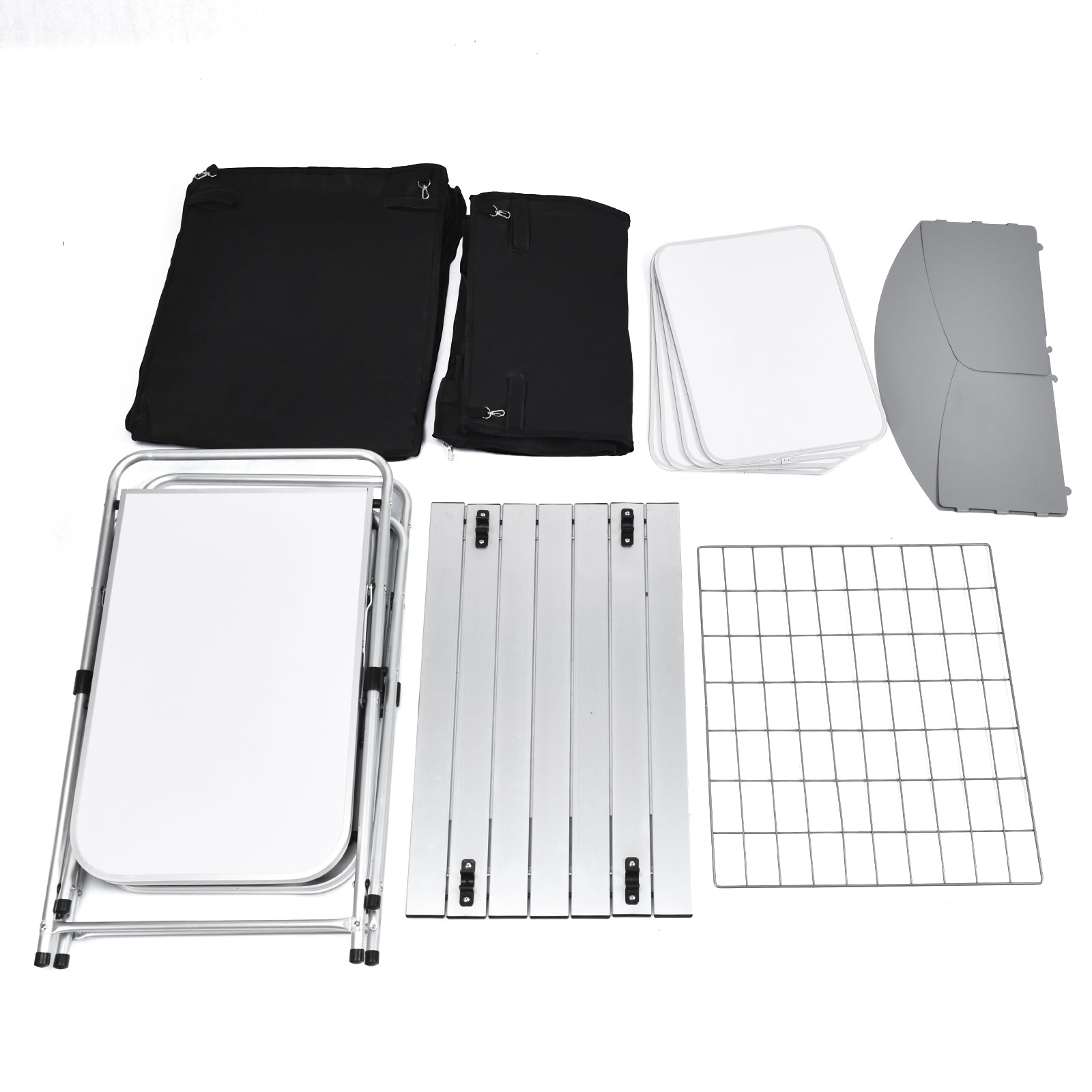 Folding Camping Table with Storage Organizer - Energize Trek