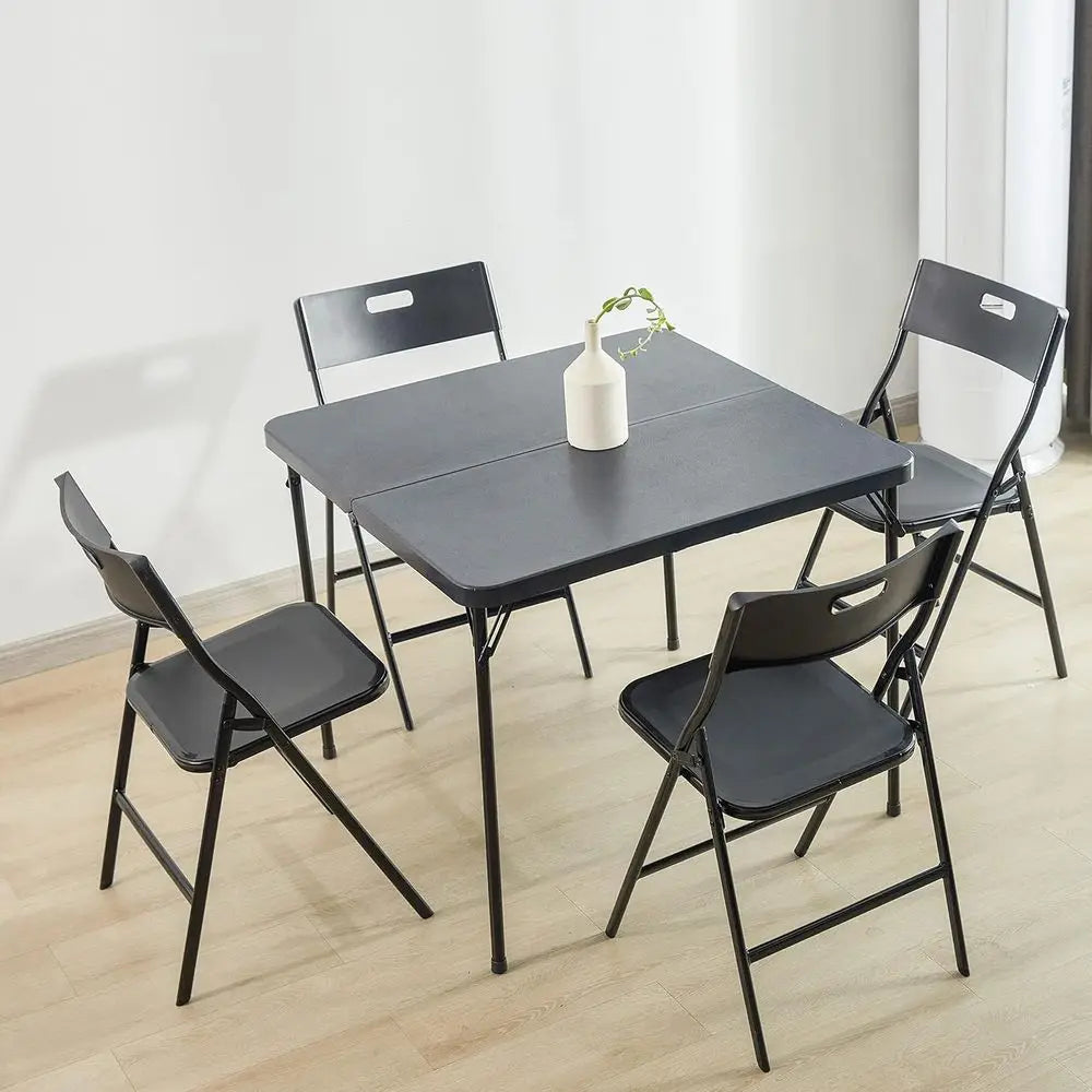 Folding Card Table And Chairs Set For Indoor Outdoor Use - Energize Trek