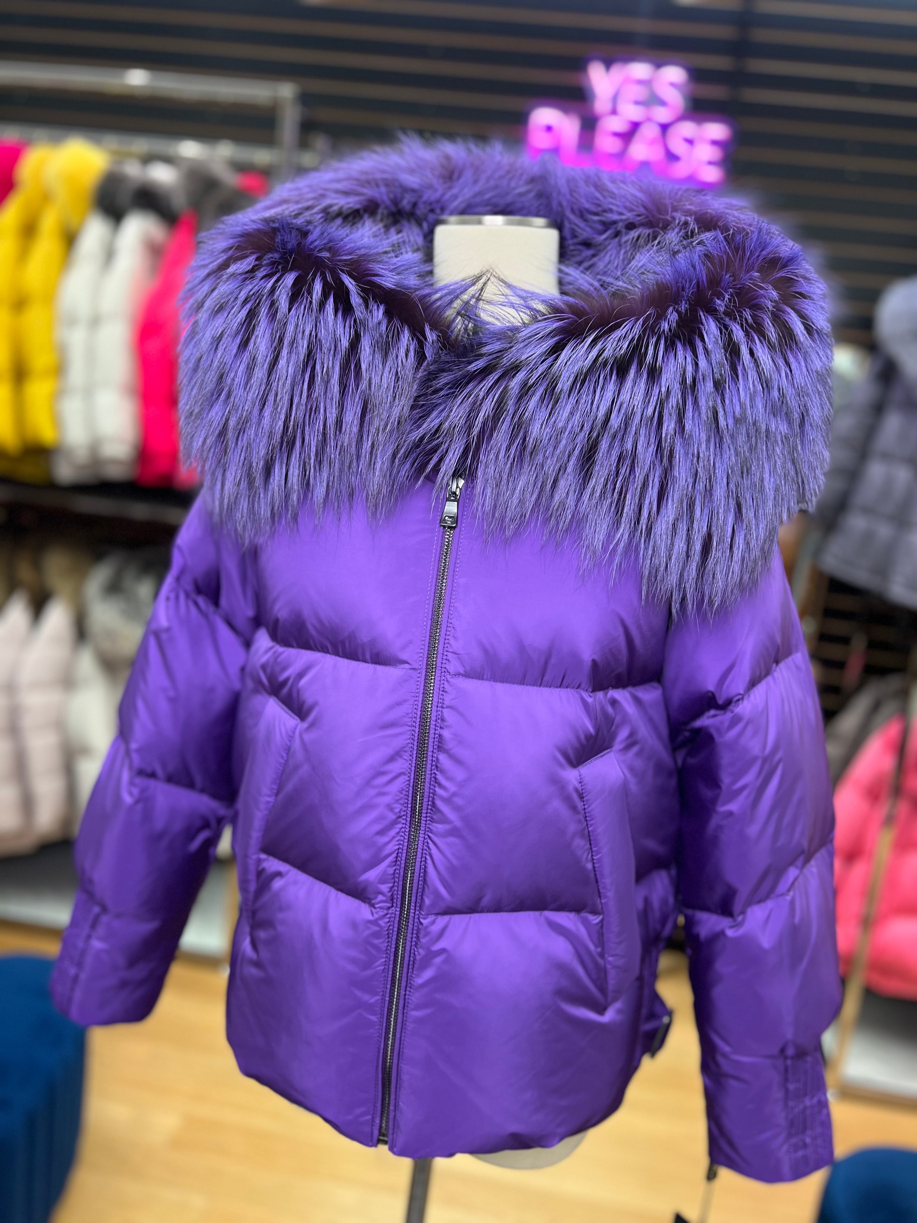 Genuine Silver Fox Fur Down Fill Parka - Energize Trek
