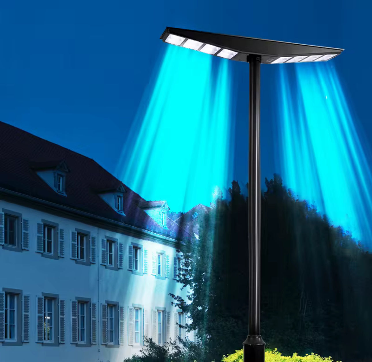 9000W All-in-One Double Side Solar Street Light Road Path Motion Sensor Parking a lot IP65 Waterproof - Energize Trek